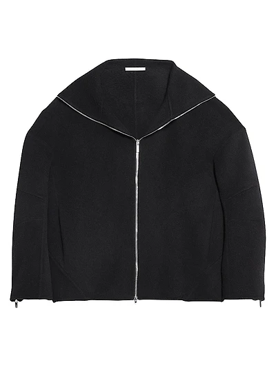 Wool Hooded Coat