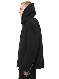 Wool Hooded Coat