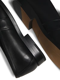 Astair Knot Leather Loafers