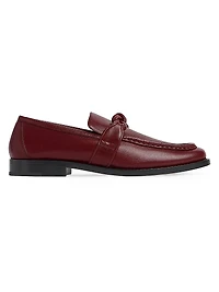 Astaire Leather Knot Loafers