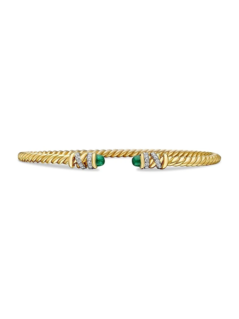 Petite Helena Cablespira Bracelet 18K Yellow Gold