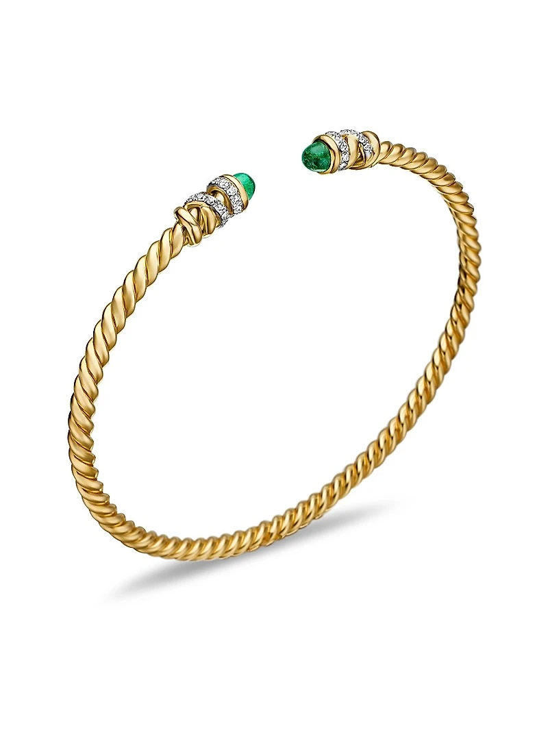 Petite Helena Cablespira Bracelet 18K Yellow Gold