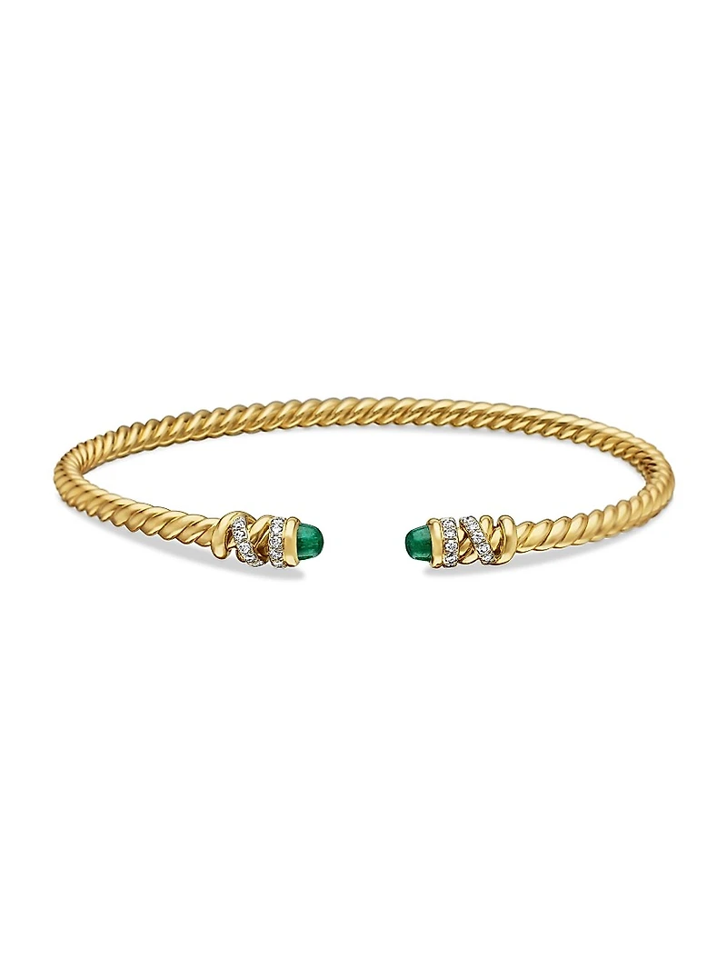 Petite Helena Cablespira Bracelet 18K Yellow Gold