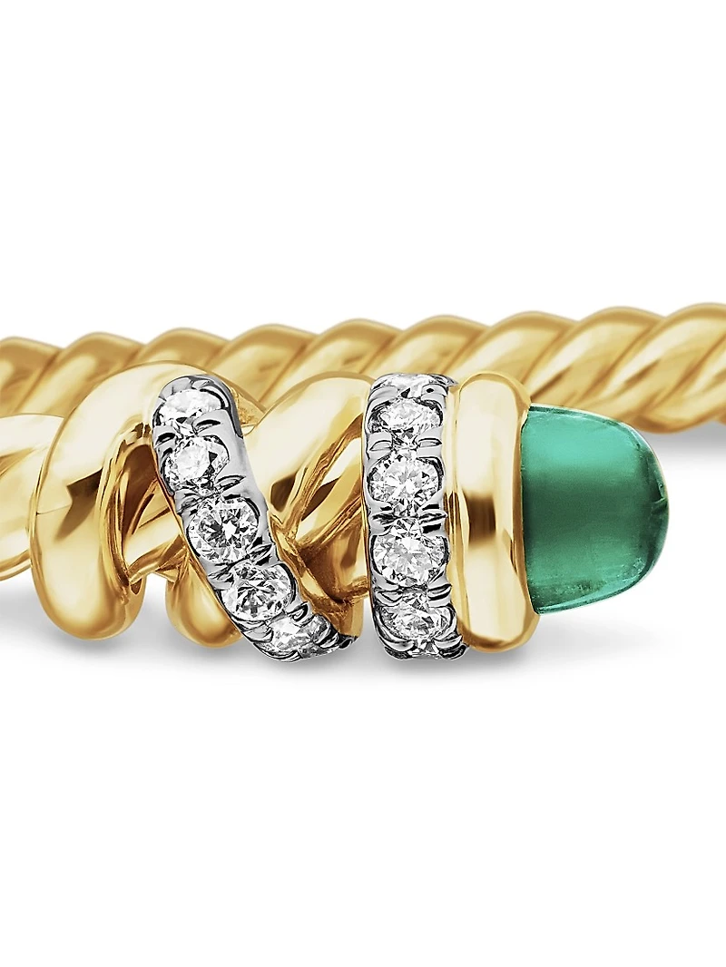 Petite Helena Cablespira Bracelet 18K Yellow Gold