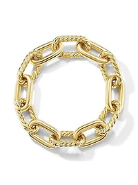 DY Madison Chain Bracelet 18K Yellow Gold, 13.5MM