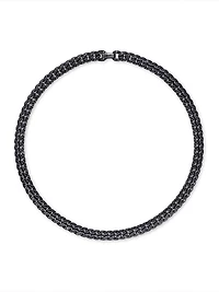 Curb Chain Necklace Titanium