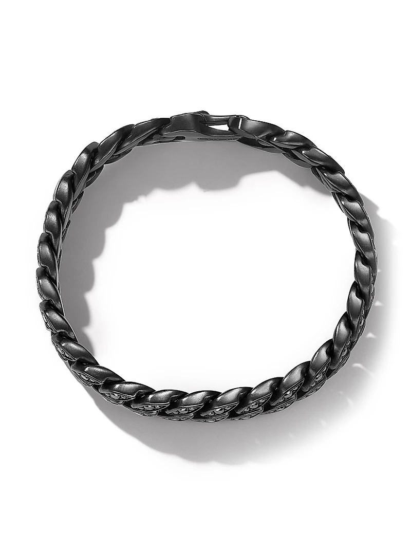 Curb Chain Bracelet Titanium
