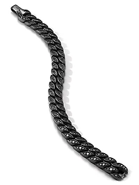 Curb Chain Bracelet Titanium