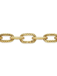 DY Madison Pearl Toggle Chain Necklace in 18K Yellow Gold, 11MM