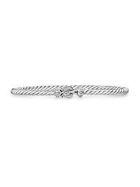 Buckle Classic Cable Bracelet Sterling Silver