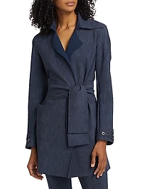 Diade Grommet-Cuff Trench Top