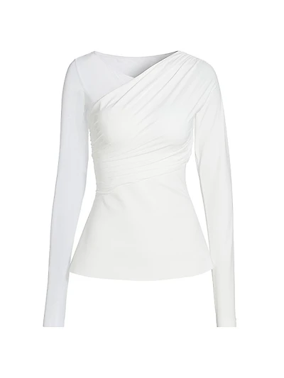 Riccio Mesh Jersey Illusion Top