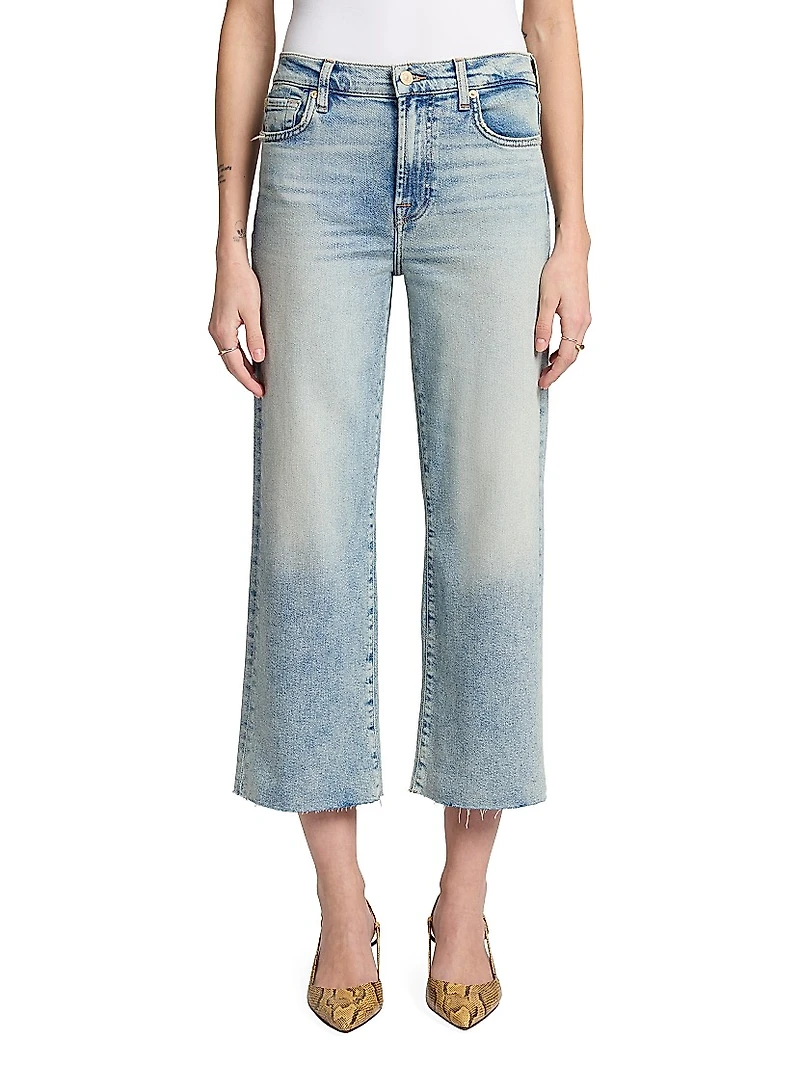 Alexa Cropped Wide-Leg Jeans