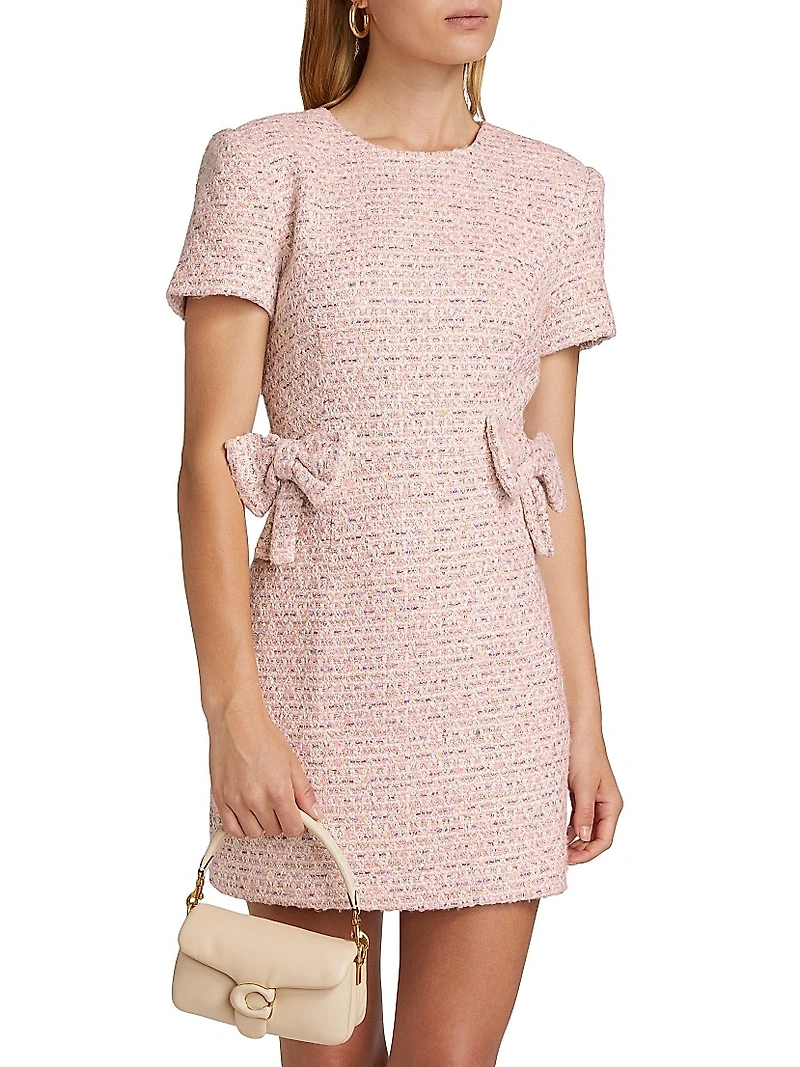 Jessica Tweed Bow Minidress