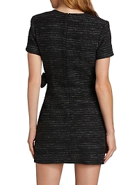 Leocadia Tweed Bow Minidress