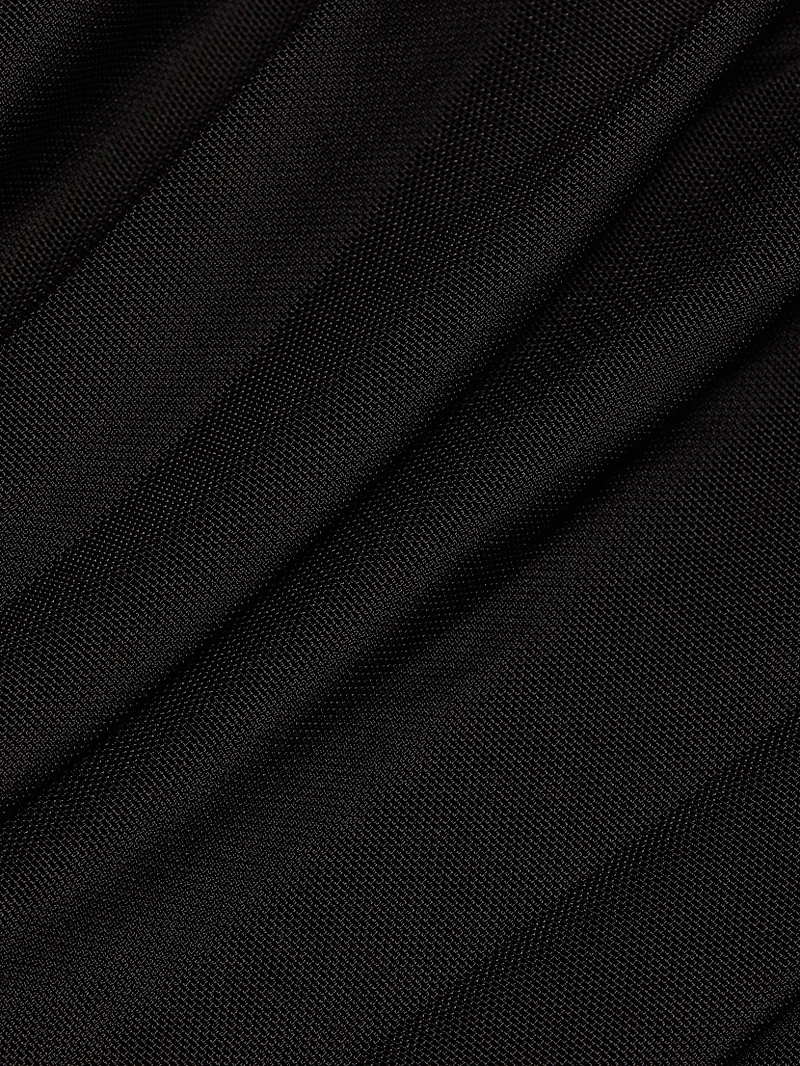 Xanthe Mesh Ruched Maxi Dress