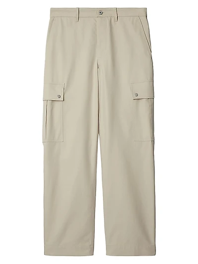 Cotton-Blend Cargo Pants