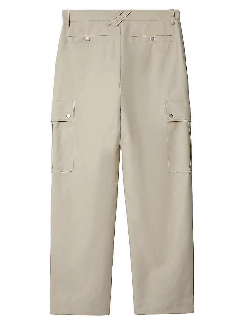 Cotton-Blend Cargo Pants