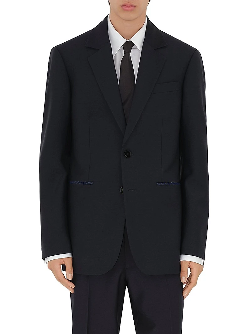 Tailored Wool Twill Jacket