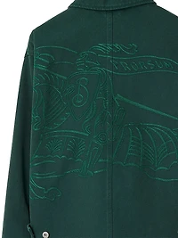 Cotton Oversized Button-Front Shirt