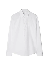 Cotton Button-Front Shirt