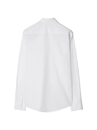 Cotton Button-Front Shirt