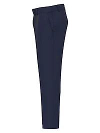 Wool Flat-Front Trousers