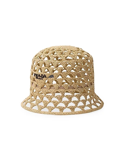 Woven Fabric Bucket Hat
