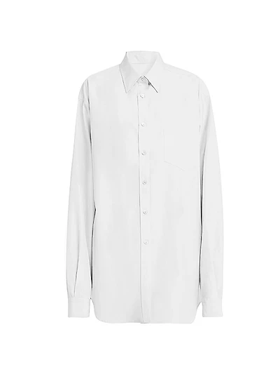 Oversized Cotton Poplin Blouse