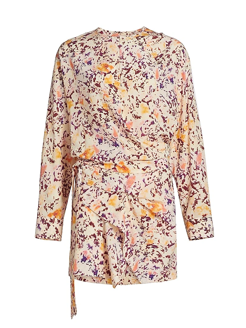 Habla Silk-Blend Minidress