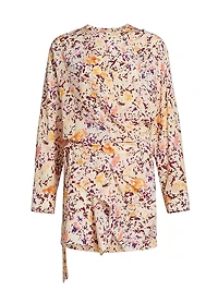 Habla Silk-Blend Minidress