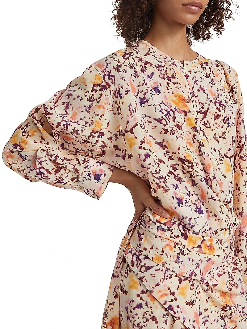 Habla Silk-Blend Minidress