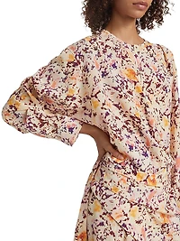 Habla Silk-Blend Minidress