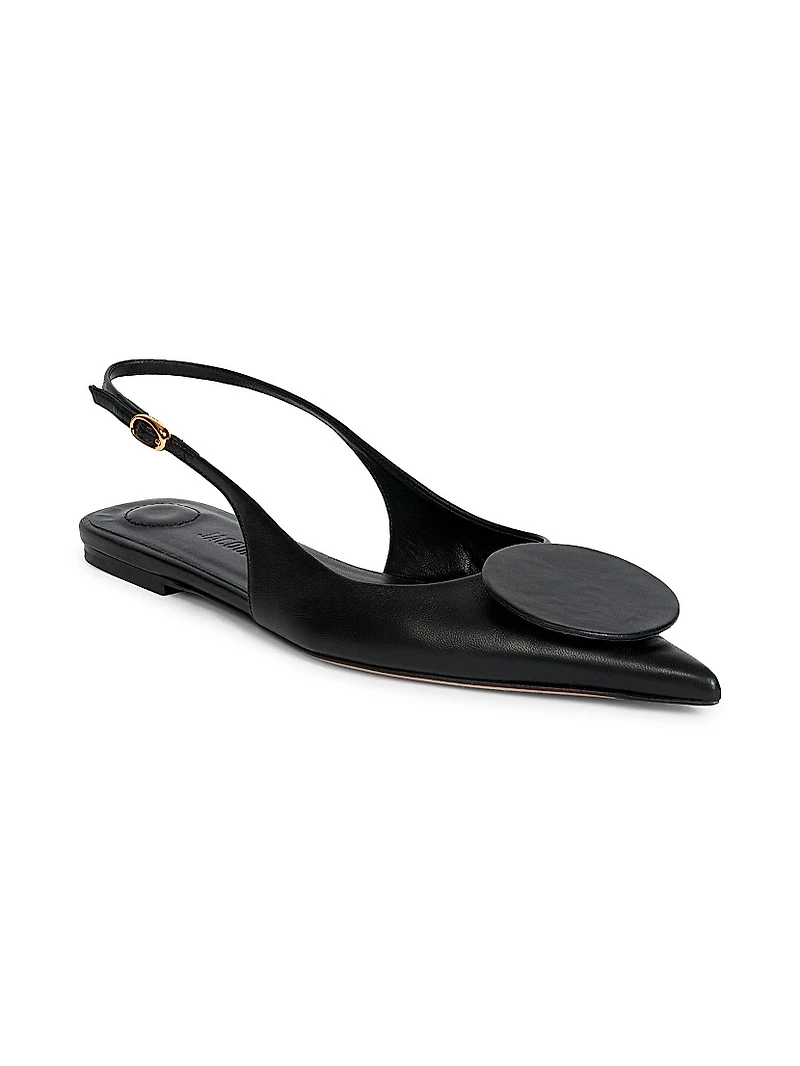Les Slingbacks Leather Flats
