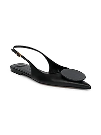 Les Slingbacks Leather Flats