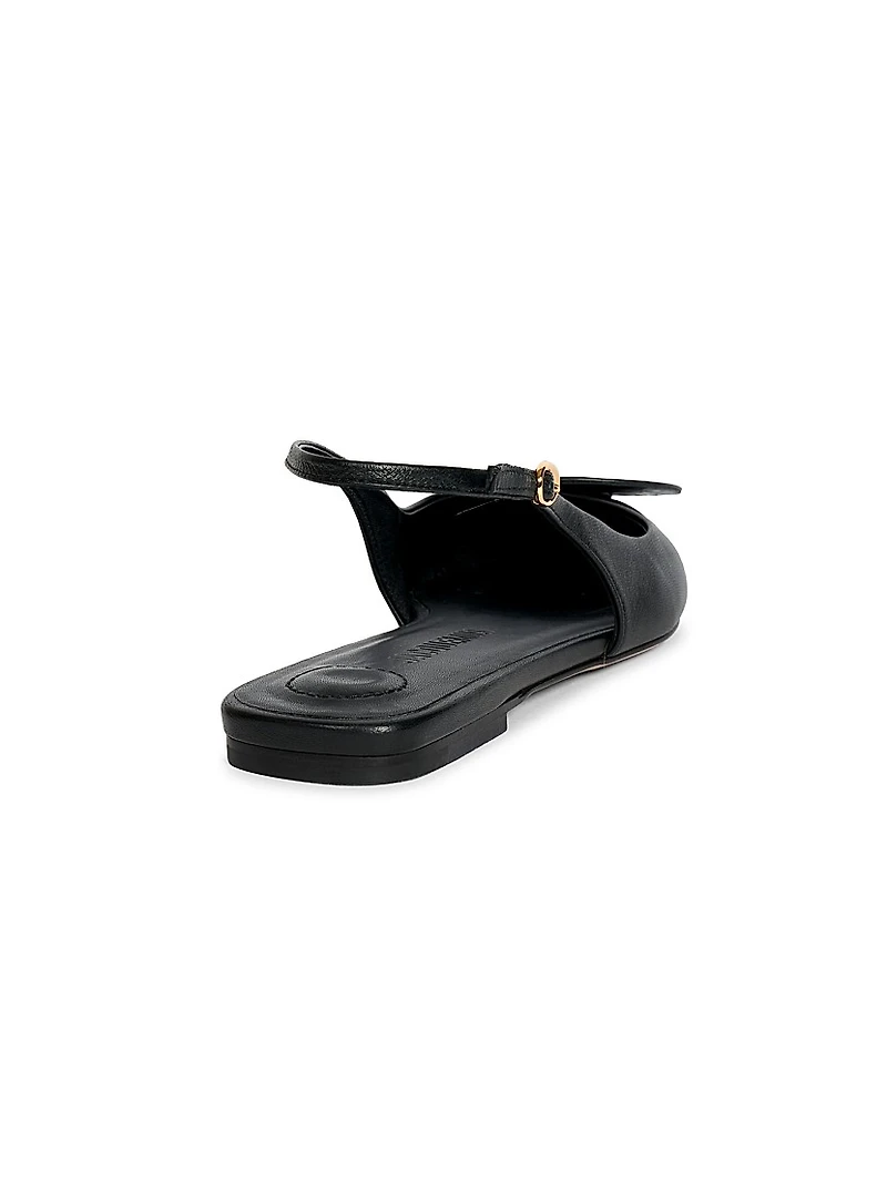 Les Slingbacks Leather Flats