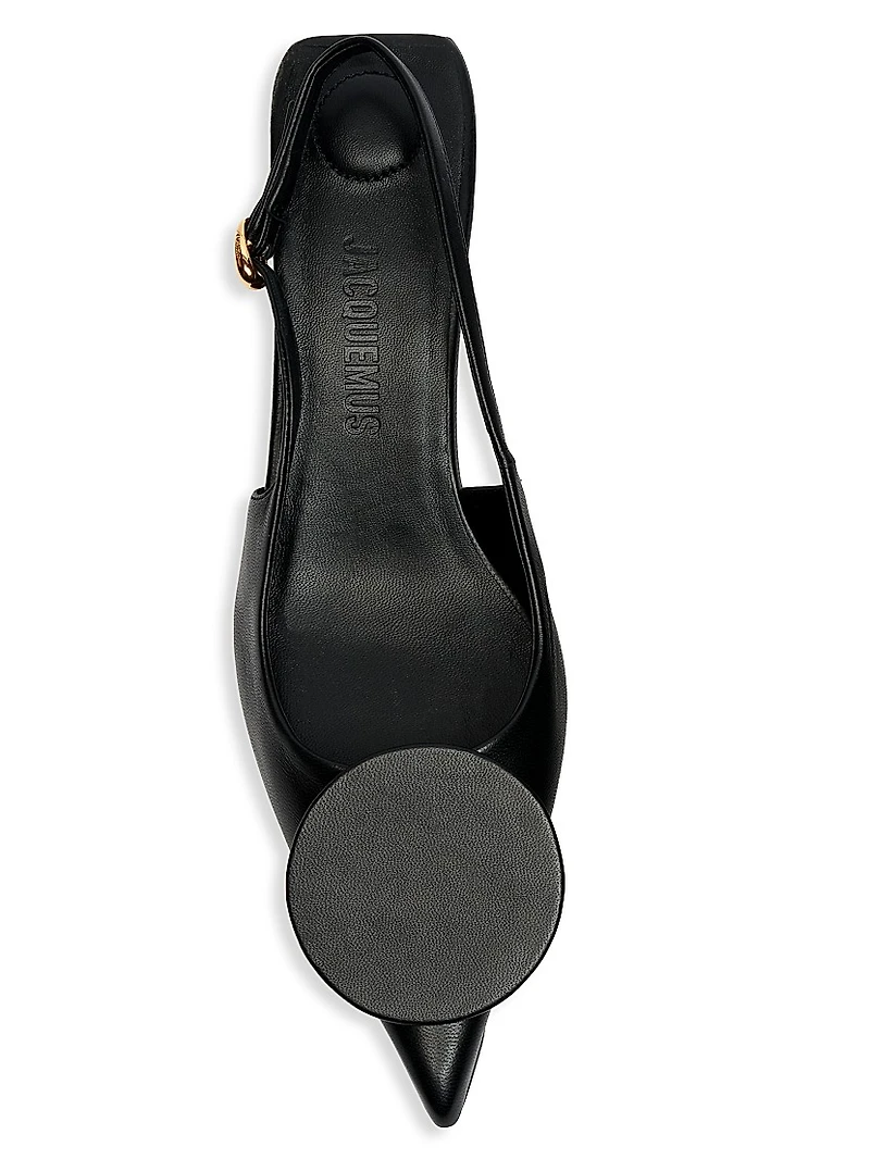 Les Slingbacks Leather Flats
