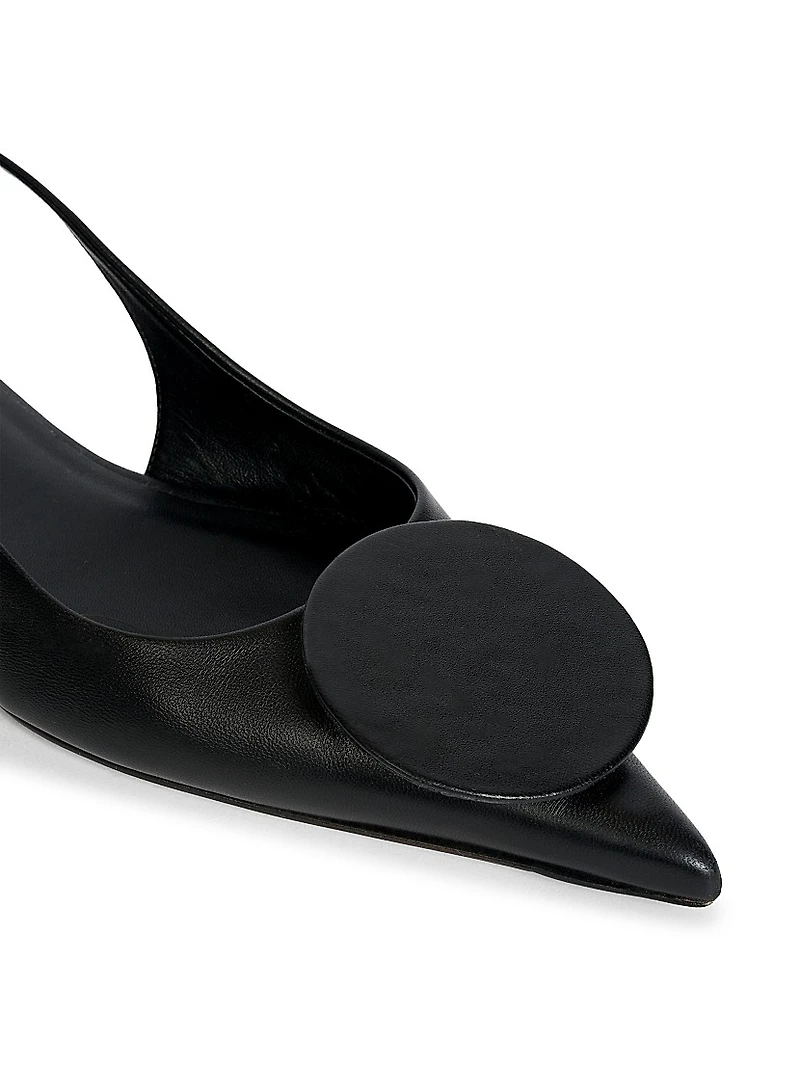 Les Slingbacks Leather Flats