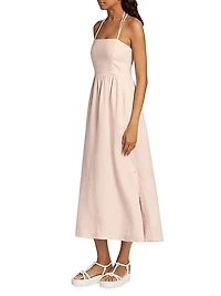 Alden Cotton Halter Maxi Dress