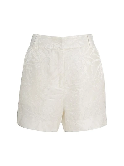 Blayne Graphic Linen-Blend Shorts