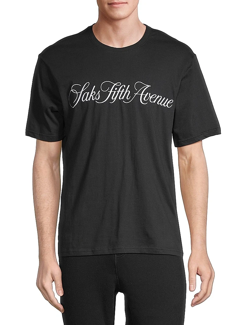 COLLECTION Logo-Embroidered Cotton T-Shirt