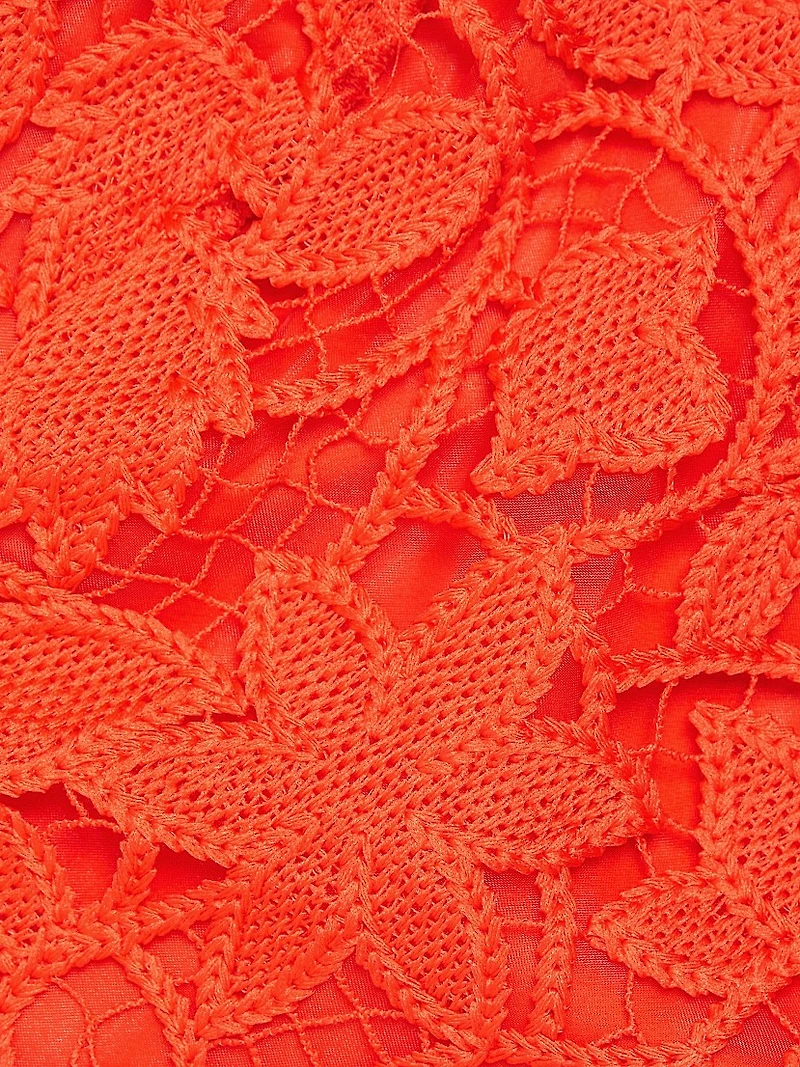 Chay Summer Floral Lace Crop Top