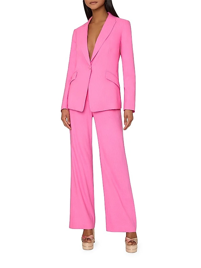 Christelle Linen-Blend Blazer