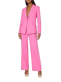 Christelle Linen-Blend Blazer