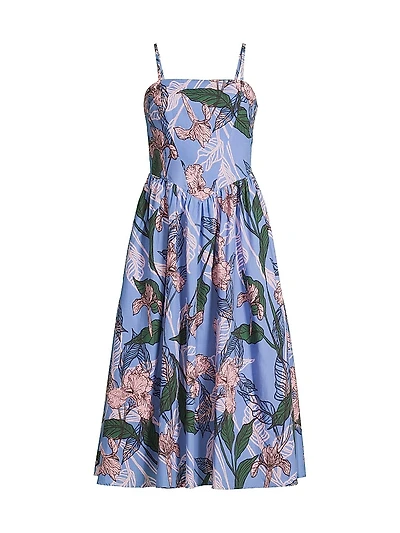 Eddi Drop-Waist Midi-Dress