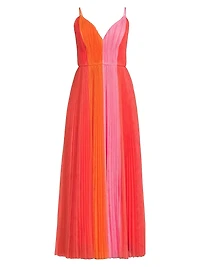 Calypso Pleated Gown