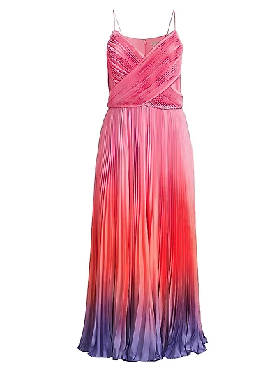 Fiji Pleated Midi Dress