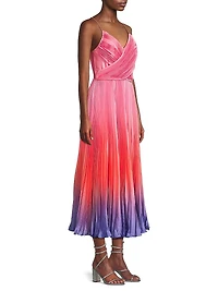 Fiji Pleated Midi Dress