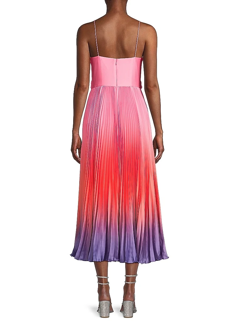 Fiji Pleated Midi Dress