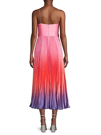 Fiji Pleated Midi Dress